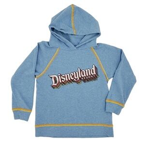 Disney Parks Disneyland Resort Lightweight Kids Pullover Hoodie Blue Sz S Youth